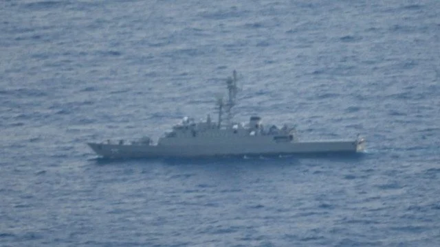Iranian warships near the Australia’s exclusive economic zone