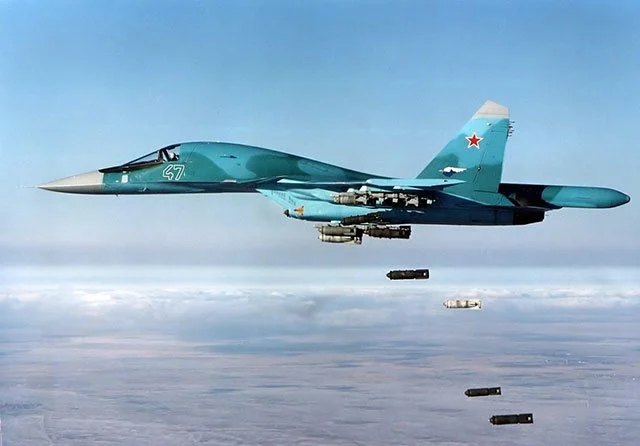 Foreign mercenary deployment point hit with aerial bombs by Su-34