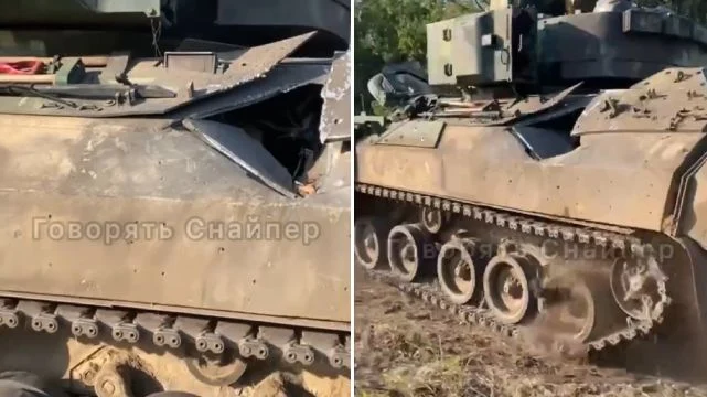 Russian T-72’s shell failed to destroy the steel-aluminum Bradley