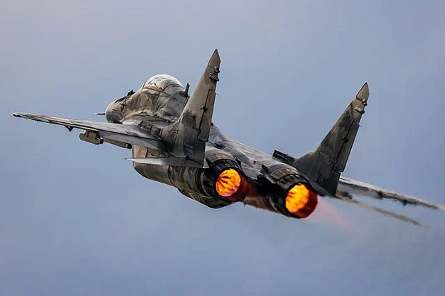 Rare case: the RuAF sent a MiG-29 to intercept a foreign aircraft