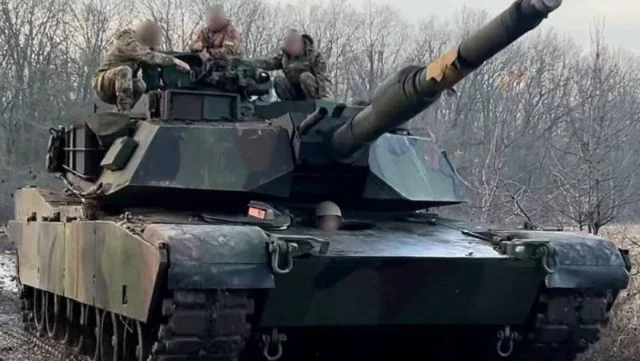 M1A1 Abrams tank was spotted near Kupiansk front contact line