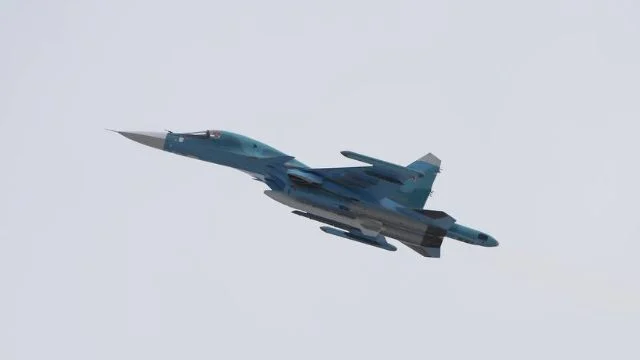 Su-34 fighter-bomber was shot down over Russian territory