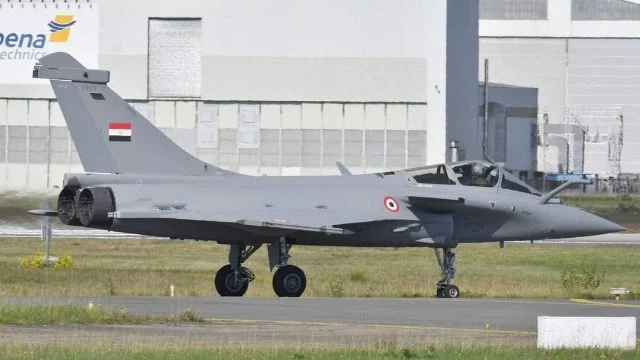 Dassault Aviation unveils the first Egyptian Rafale F3 built