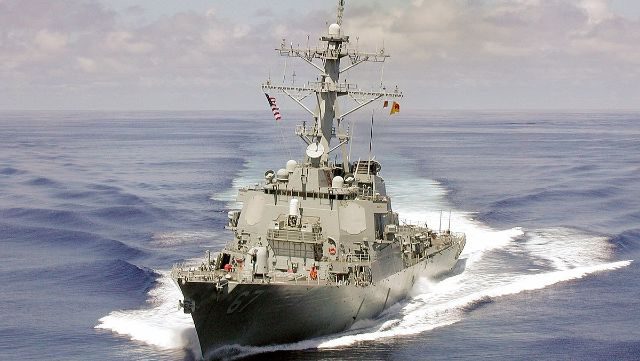 USS Cole and USS Bulkeley engage Iranian ballistic missiles